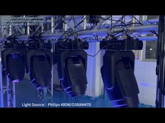 Megapoint Robe480WLL แรงสูงเคลื่อนหัวแสง 7500K 8500K Artnet sACN เหมาะสม