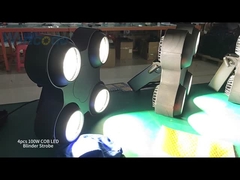 4 ตา COB LED Blinder Strobe แฟลชไฟ