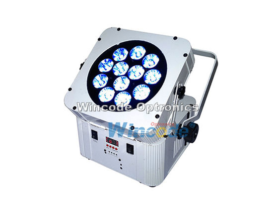 ราคาดี 12×18W แบตเตอรี่ใช้ไฟฉาก RGBWA + UV 5 ใน 1 เสียงทํางานสําหรับงาน Dj ออนไลน์