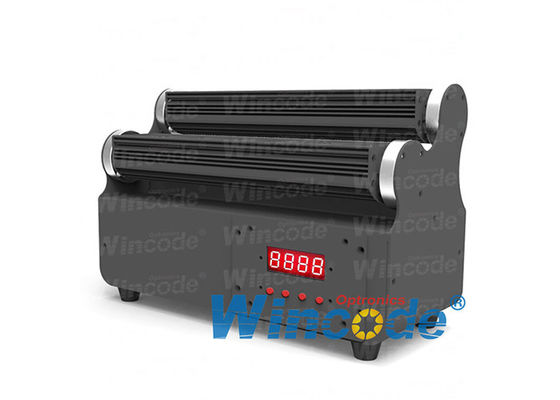 ราคาดี RGBW 4 ใน 1 แสงล้างผนัง Led Outdoor 12 × 10W 4 / 7 ช่องที่มีแบตเตอรี่ไร้สาย ออนไลน์