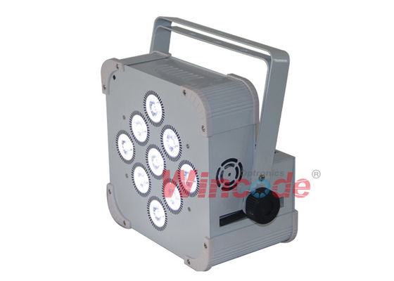 ราคาดี RGB สามในหนึ่ง แบตเตอรี่ไฟฟ้าเวที 9 × 6W สายไร้สาย LED Uplighting สําหรับ Disco ออนไลน์