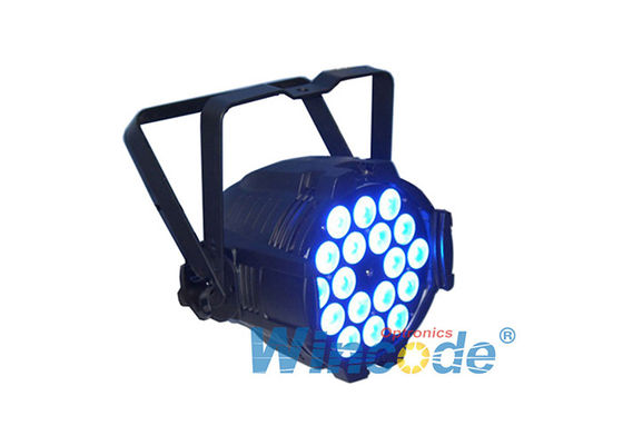 ราคาดี 4 / 7 ช่อง LED Par 64 สําหรับงานแต่ง, การสว่างเวทีมืออาชีพ 18 × 10W ออนไลน์