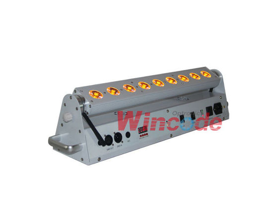 ราคาดี แบตเตอรี่ 6 ใน 1 ไฟเวที 9 × 18W LED เครื่องซักผนังด้วยแบตเตอรี่ไร้สาย ออนไลน์