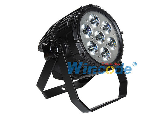 ราคาดี การส่องแสงภายนอก 7 X 10w, Led Stage Wash Lighting RGBW 4 ใน 1 ออนไลน์
