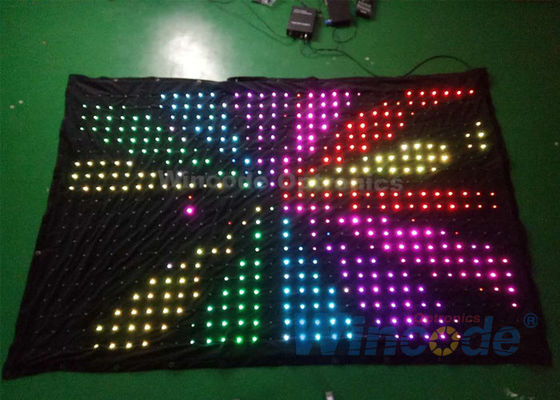 ราคาดี ความสว่างสูง P8 โฟกสติก LED Curtain 7 Channel Dmx Controller สําหรับพื้นหลัง ออนไลน์