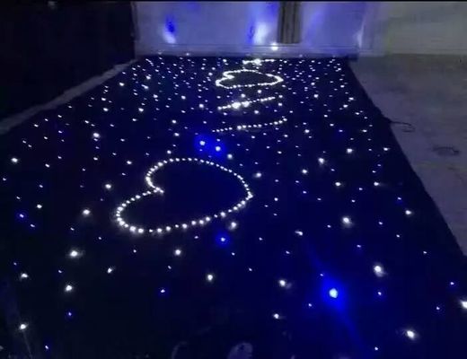 ราคาดี DJ Table LED Curtain Color Gradual Change Led Mesh Curtain DIY รูปแบบ 20W RGB / สีเดียว 6 ช่อง ออนไลน์