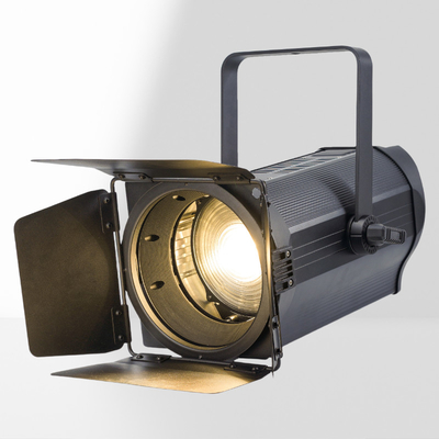 CRI 95+ 400W Bi-Color 2 in 1 Auto zoom COB LED Fresnel Spot Light สําหรับการผลิตหนังและโรงละคร