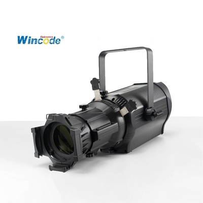 300W RGBAW ไลด์สโปตไลท์ทรงเอลลิปโซเอลด์ ควบคุม DMX512/RDM ไฟโรงละครและสตูดิโอ