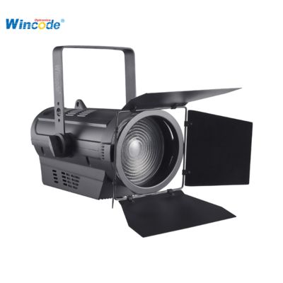ราคาดี ไฟสโปตเฟรนเนล LED ระดับเวที 350W COB, 20°-60° โซม, ตู้เย็นเสียงต่ํา ออนไลน์