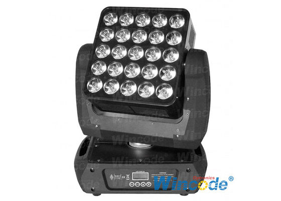 ราคาดี 25 x 12 W LED แมทริกซ์ แสงเคลื่อนที่หัวแสง ออนไลน์